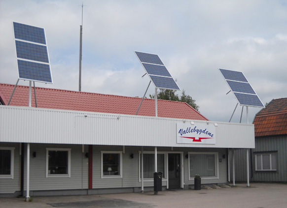 Solcellsanläggning i Axvall